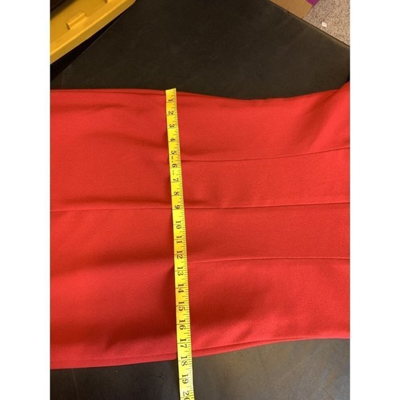 Vintage dress Decade Designs sz 8 Red Long Sleeve 90's NWT MADE IN USA - Picture 10 of 10